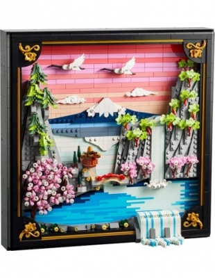 Peisaj cu flori de cires japonez 31218 LEGO Art